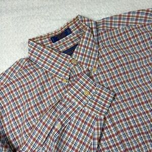 Pendleton Plaid Long Sleeve Dress Shirt Brown/Pink/Blue/Black/Cream Size Large